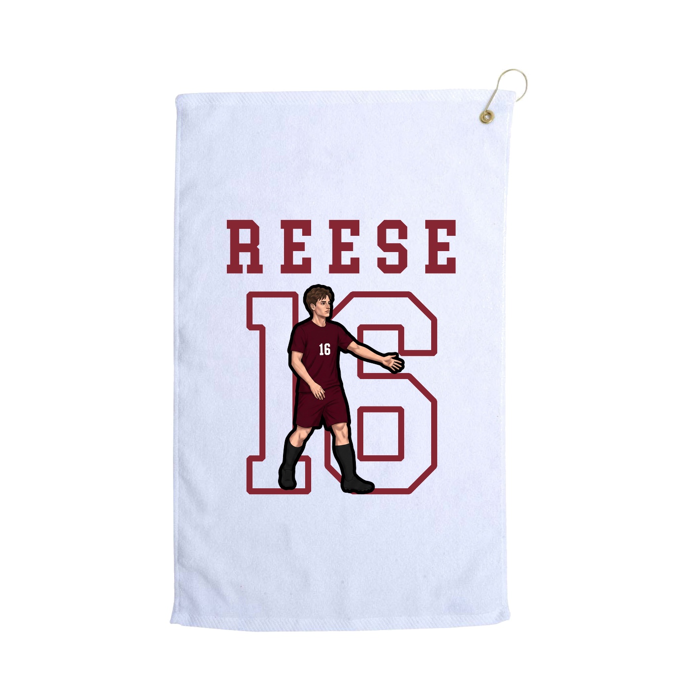 Golf Towel — Shirsey in White