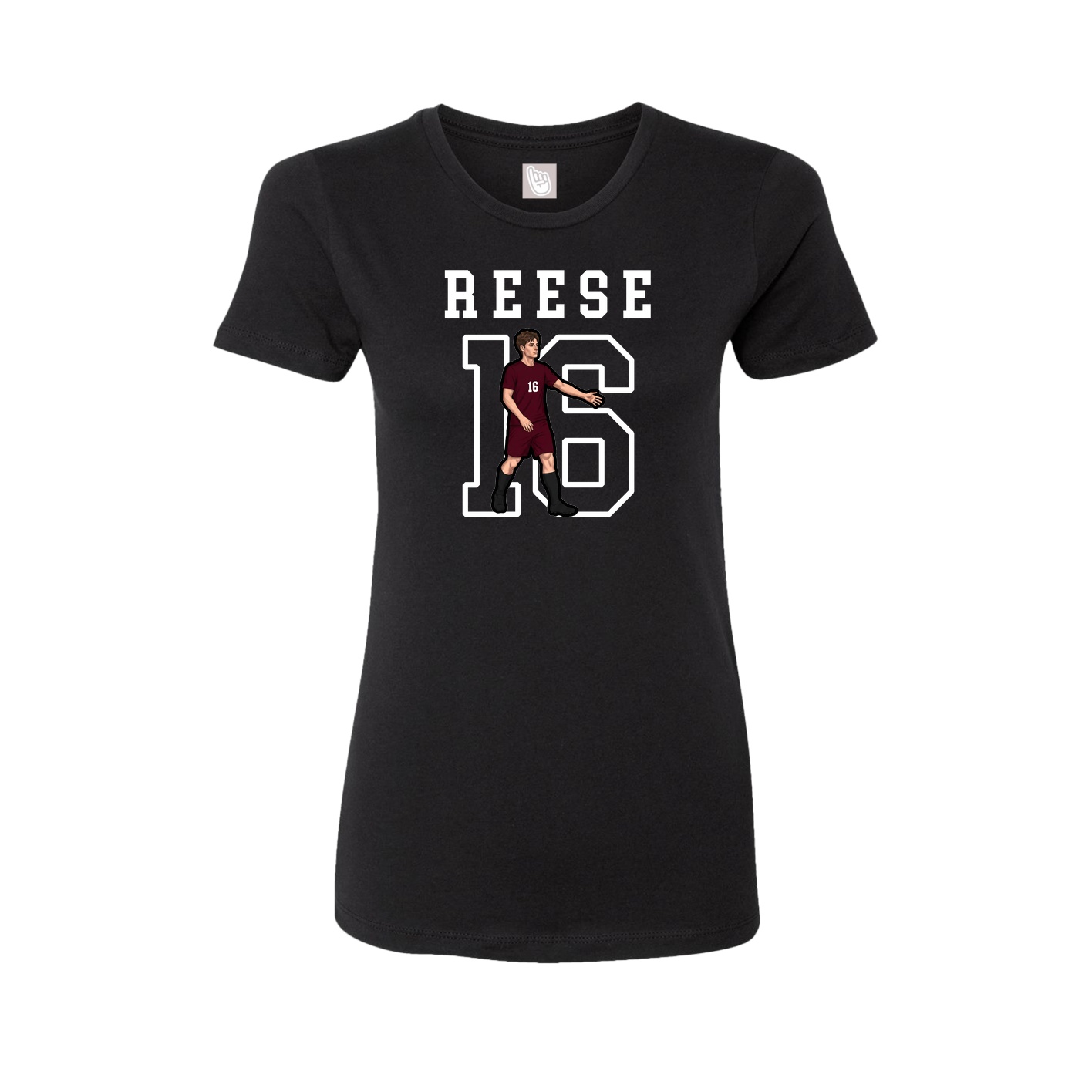 Fitted Women's Tee — Shirsey in Black