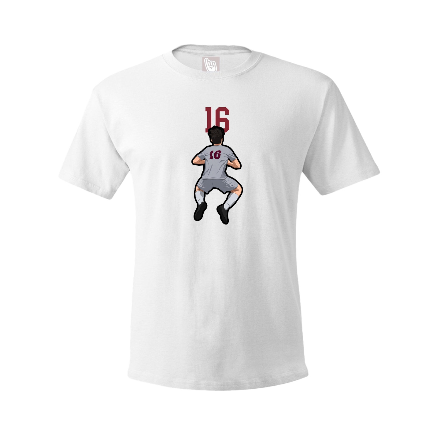 Tee — Number Top in White