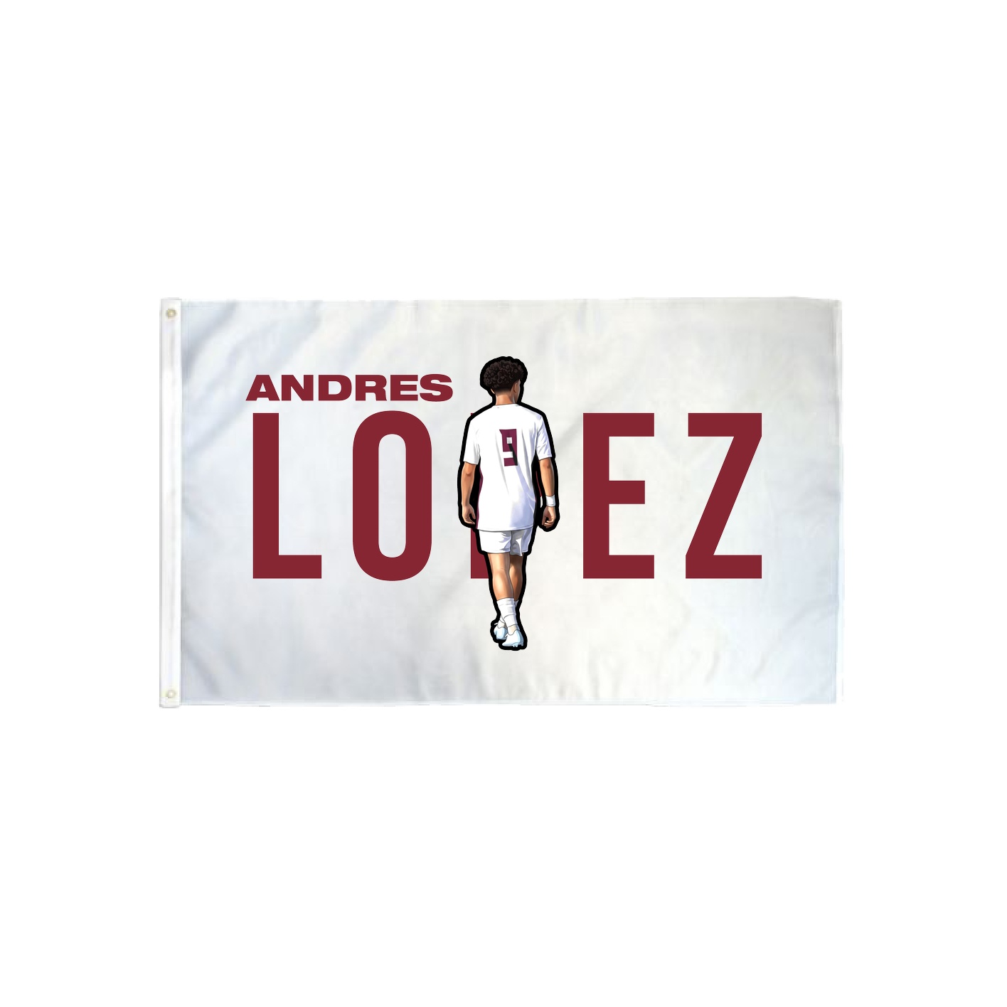 3x5 Flag — Player Name in Classic