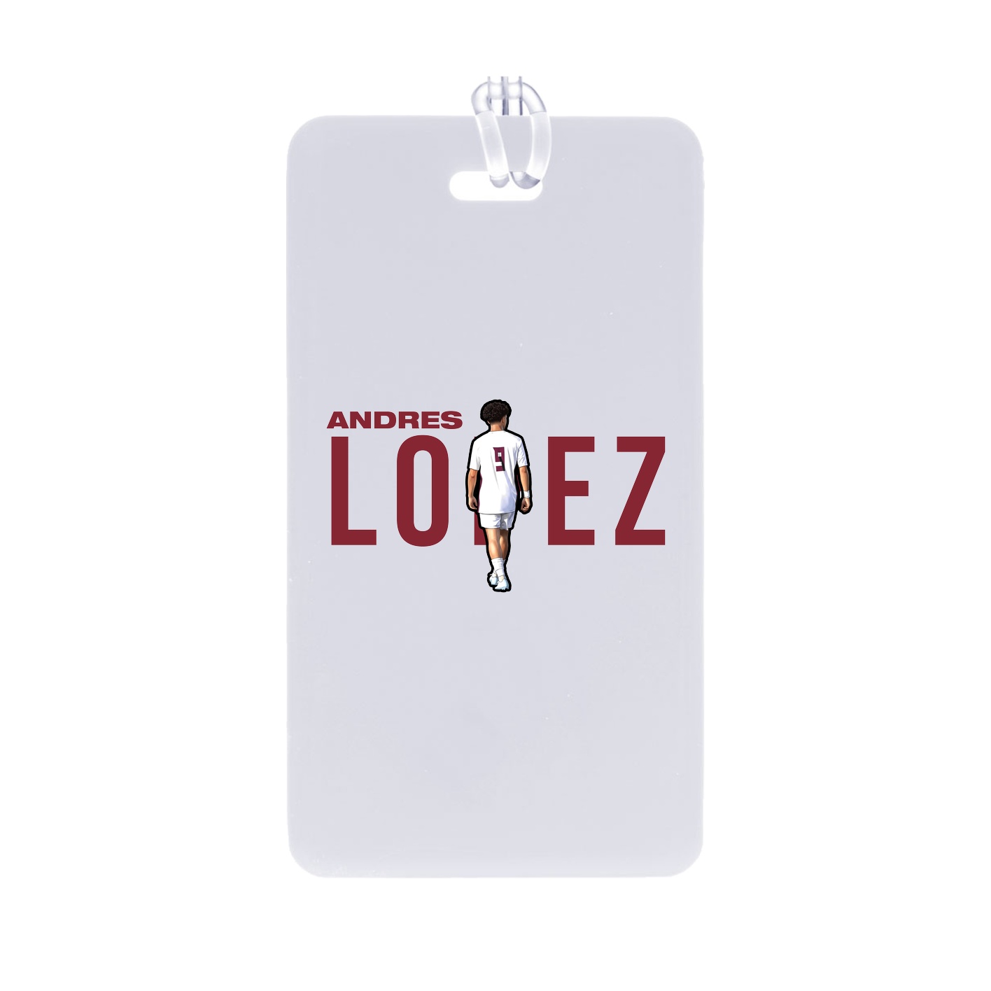 Bag Tag — Player Name in Classic