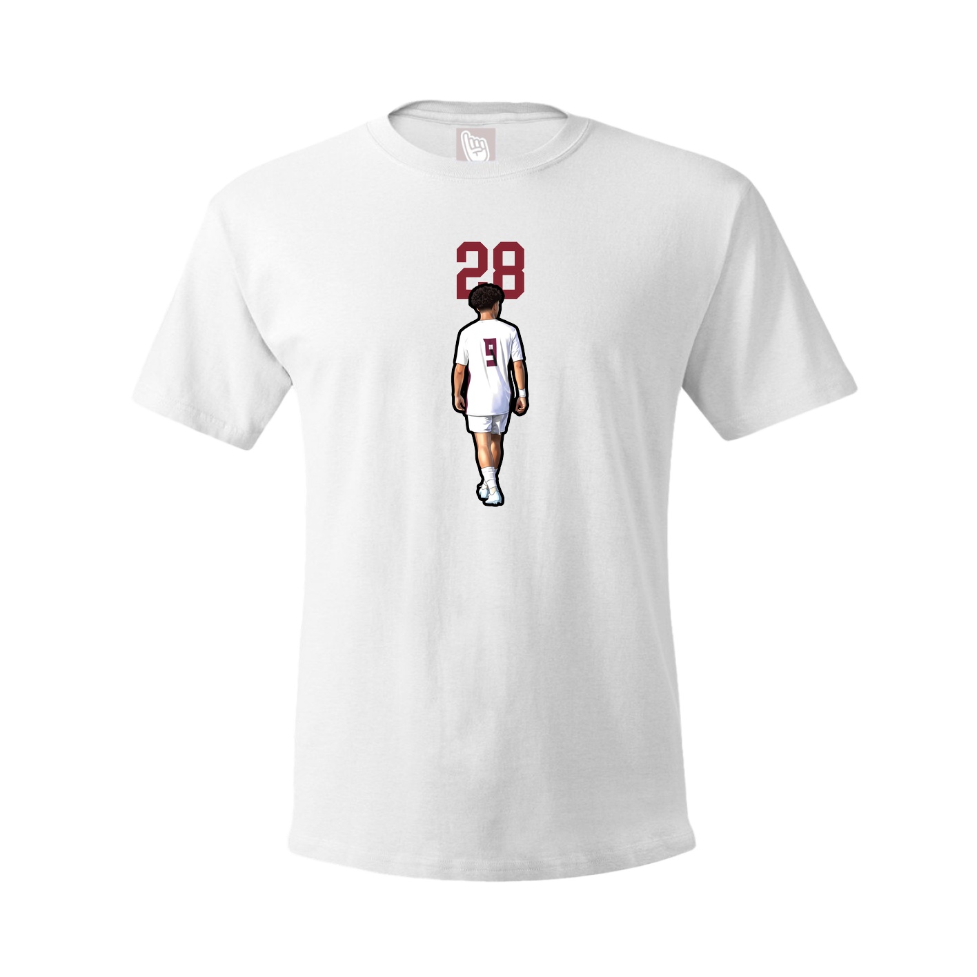 Tee — Number Top in White