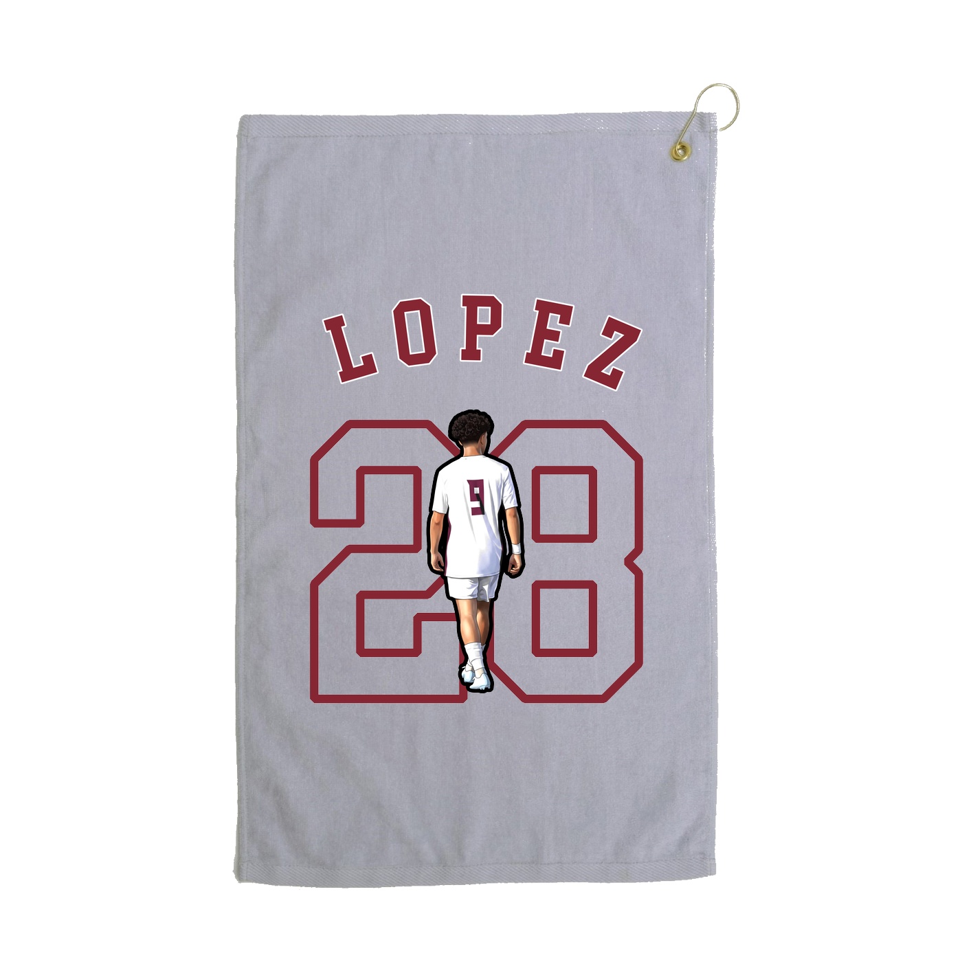 Golf Towel — Shirsey Arch in Grey