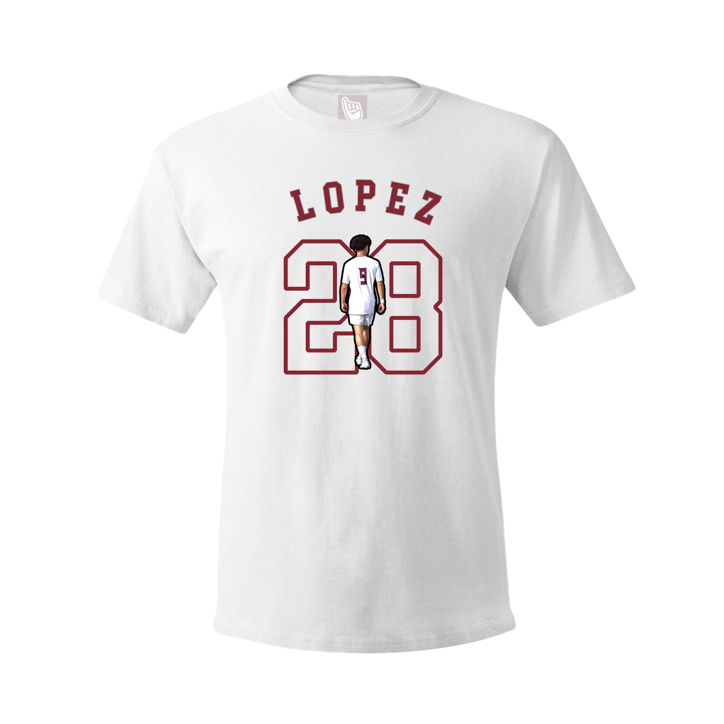 Youth Tee — Shirsey Arch in White