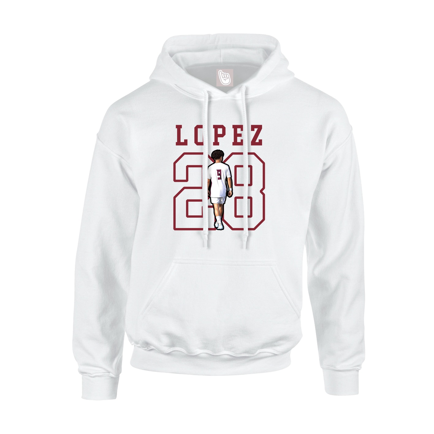 Youth Hoodie — Shirsey in White