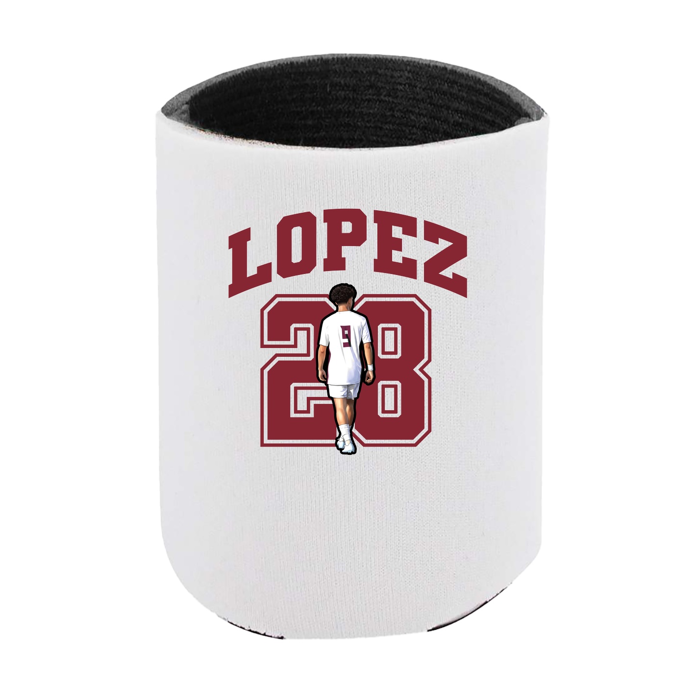 Can Holder — Number in White