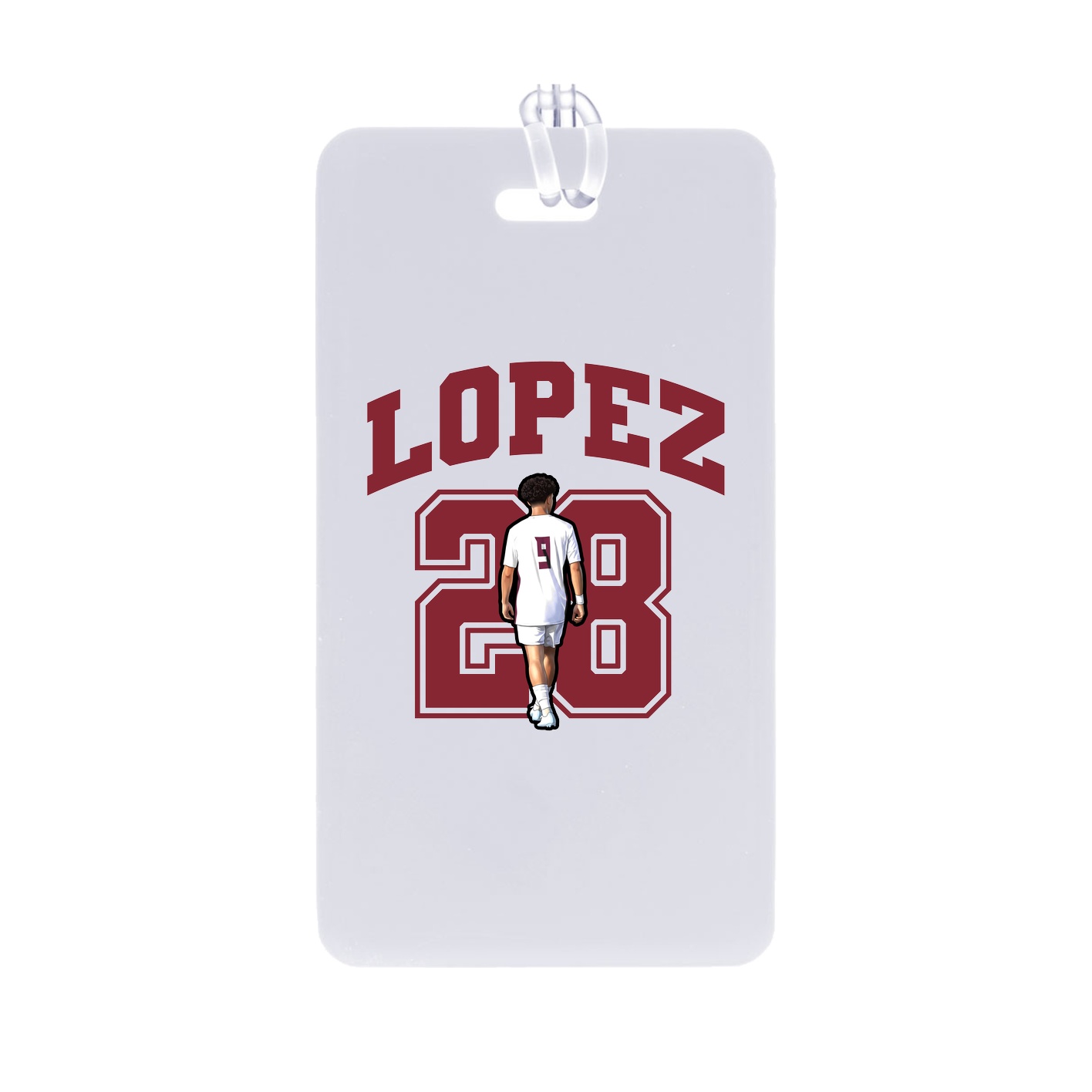 Bag Tag — Number in Classic