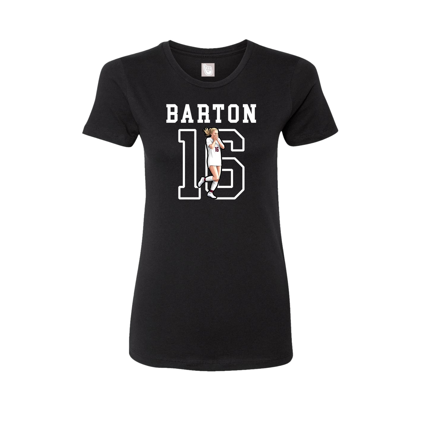 Fitted Women's Tee — Shirsey in Black