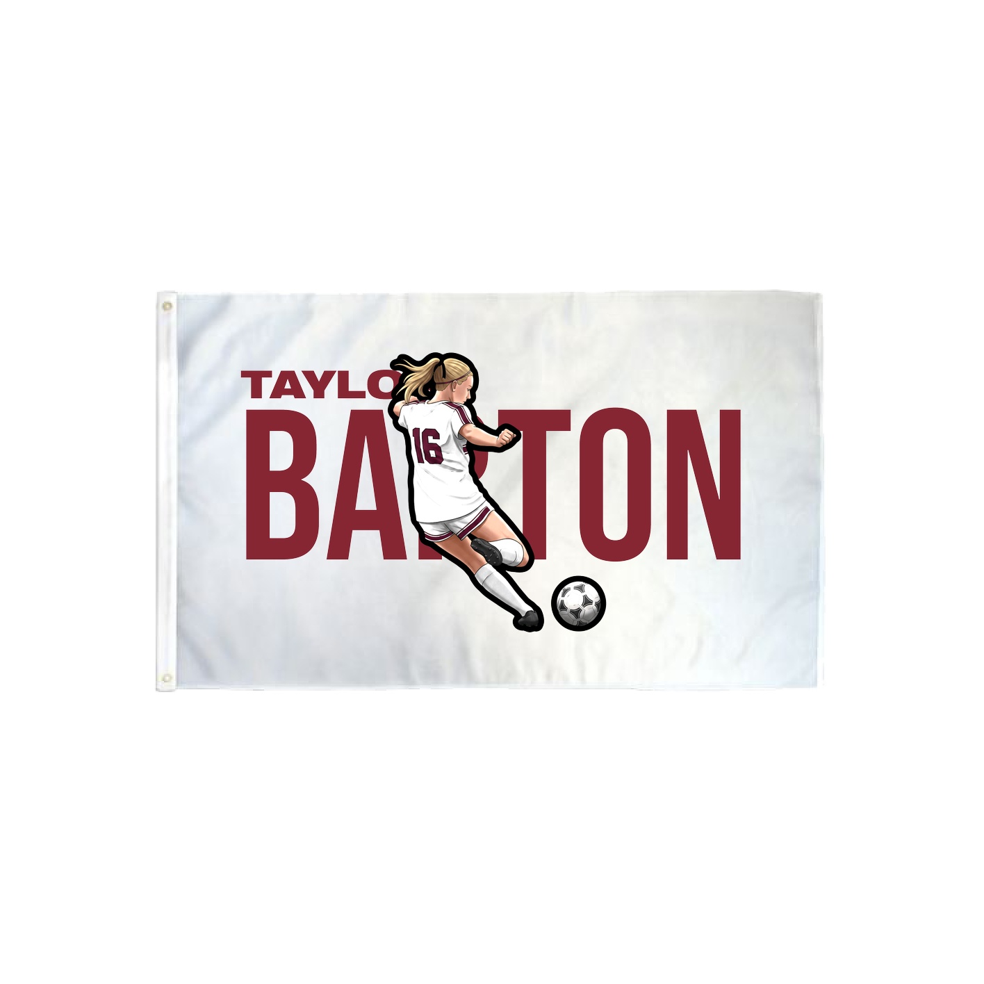 3x5 Flag — Player Name in Classic