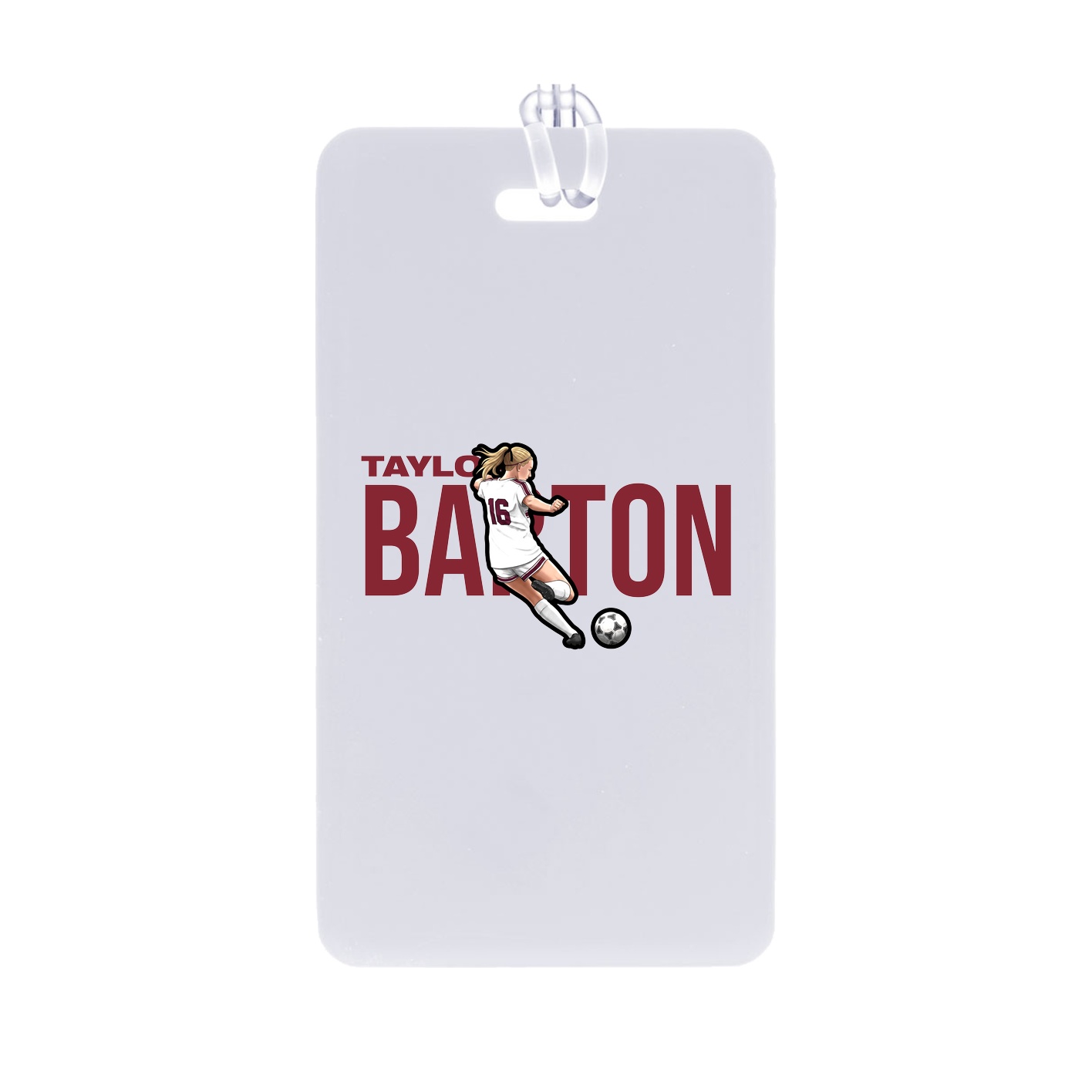 Bag Tag — Player Name in Classic