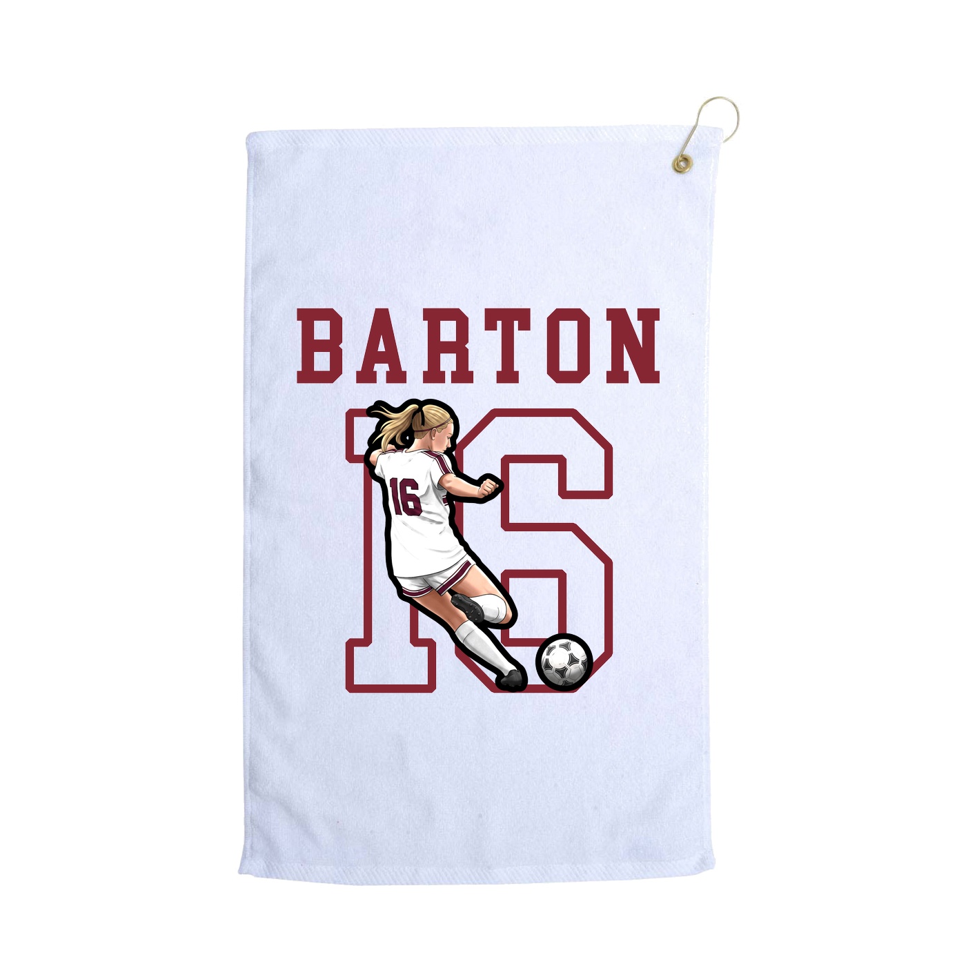 Golf Towel — Shirsey in White