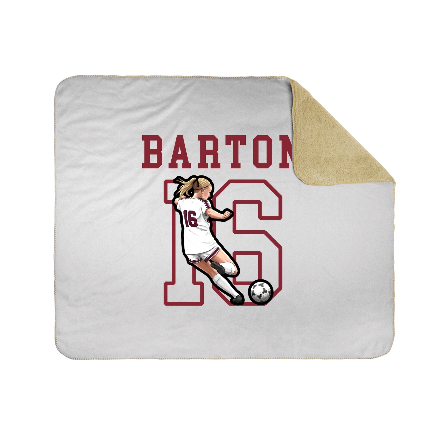 Throw Blanket — Shirsey in White