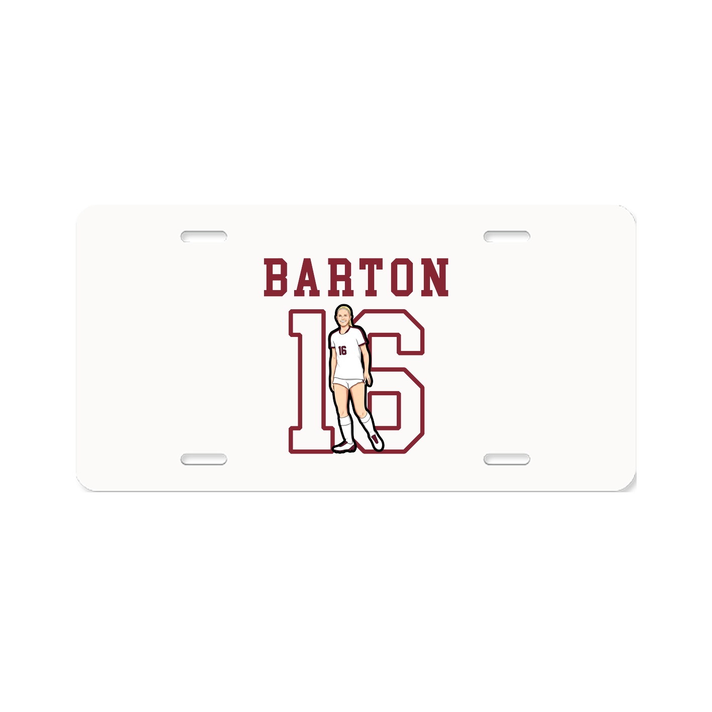 License Plate — Shirsey in Classic