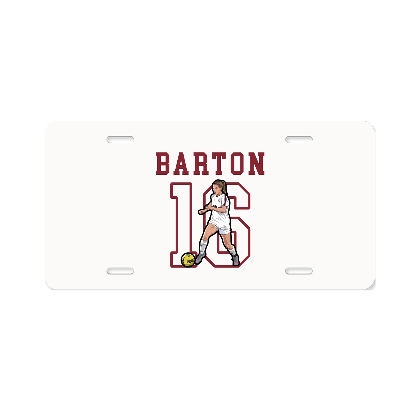 License Plate — Shirsey in Classic