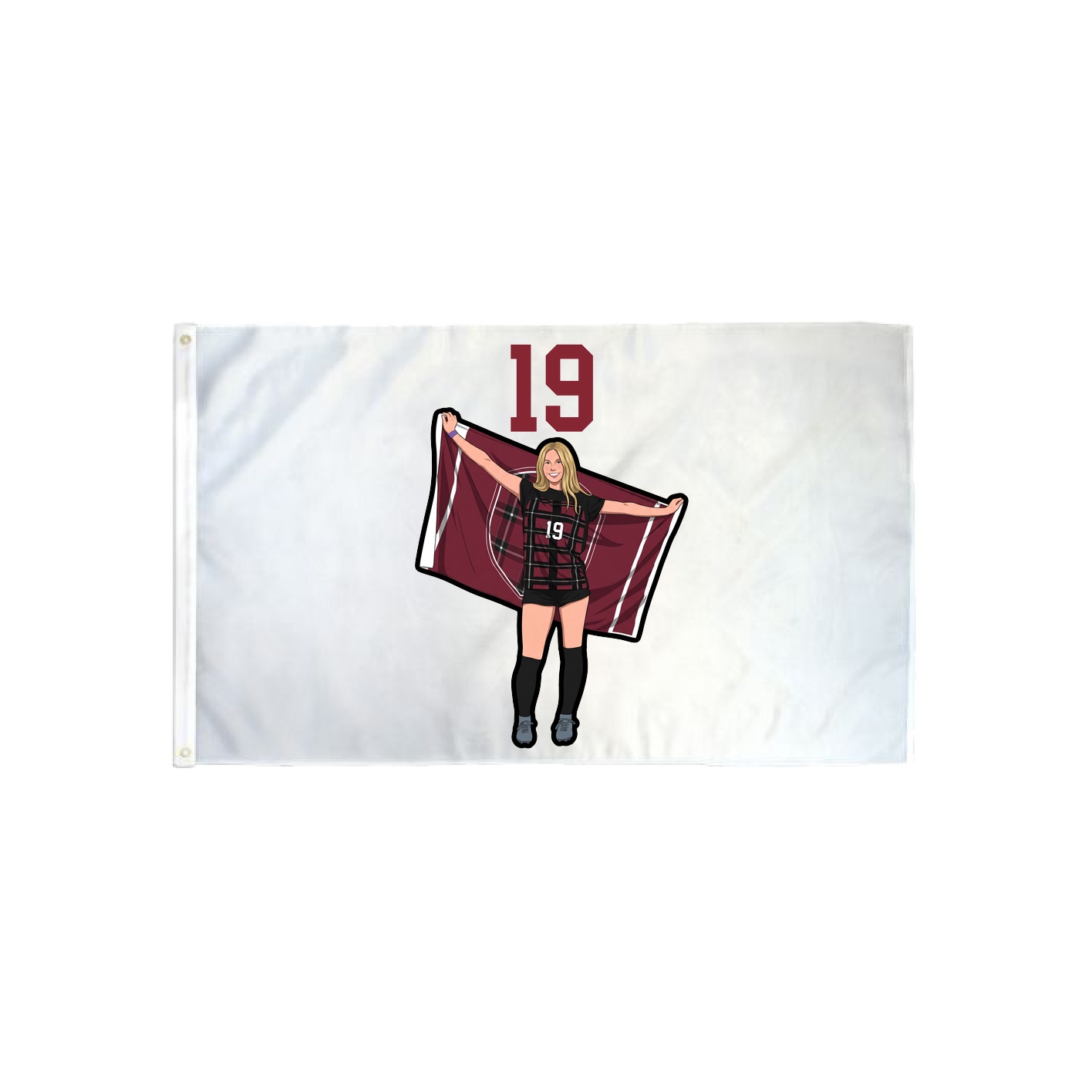 3x5 Flag — Number Top in Classic