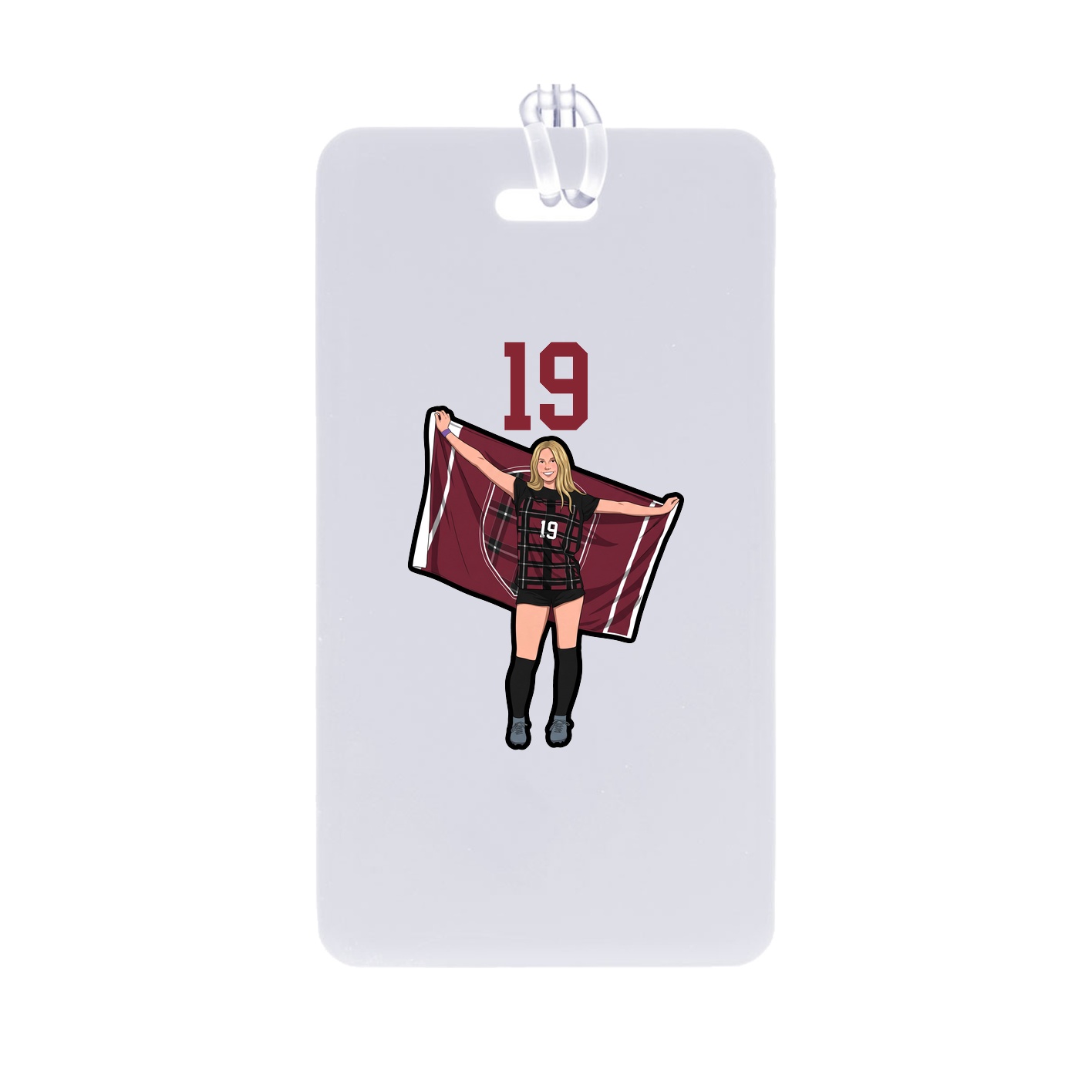 Bag Tag — Number Top in Classic
