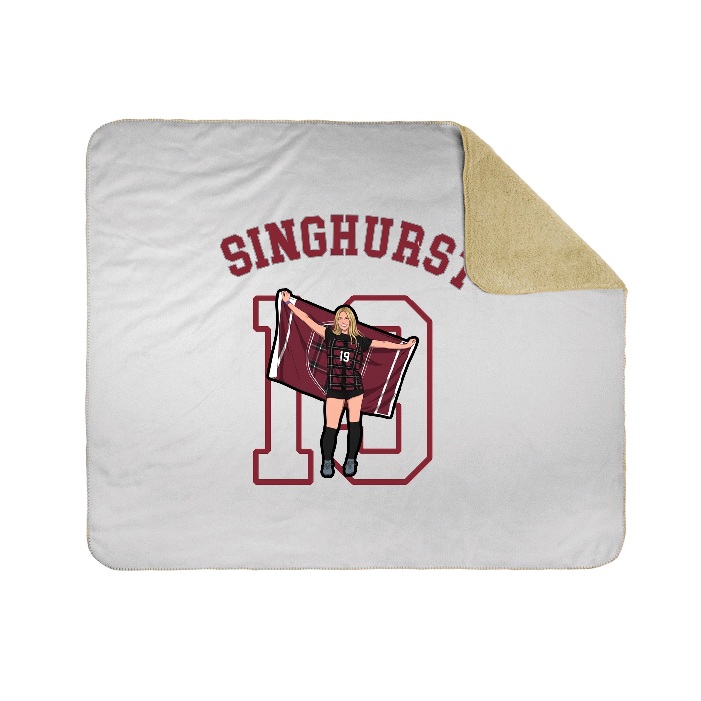 Throw Blanket — Shirsey Arch in White