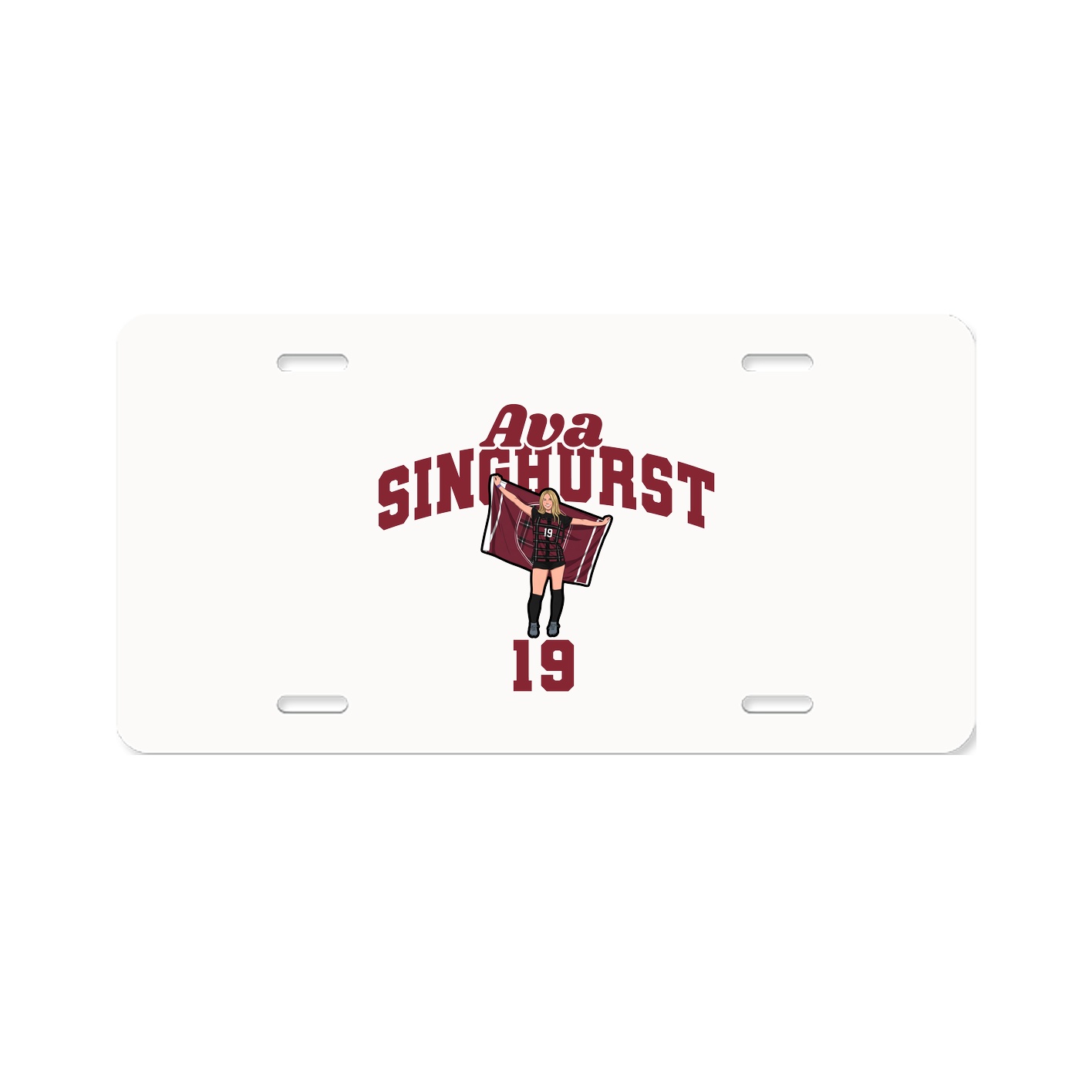 License Plate — Signature Arch in Classic