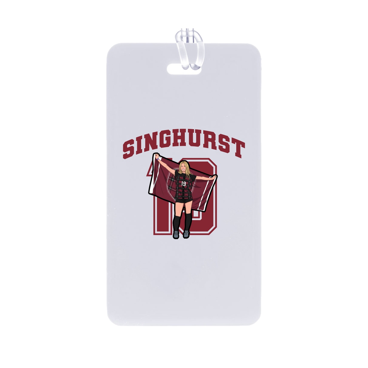 Bag Tag — Number in Classic