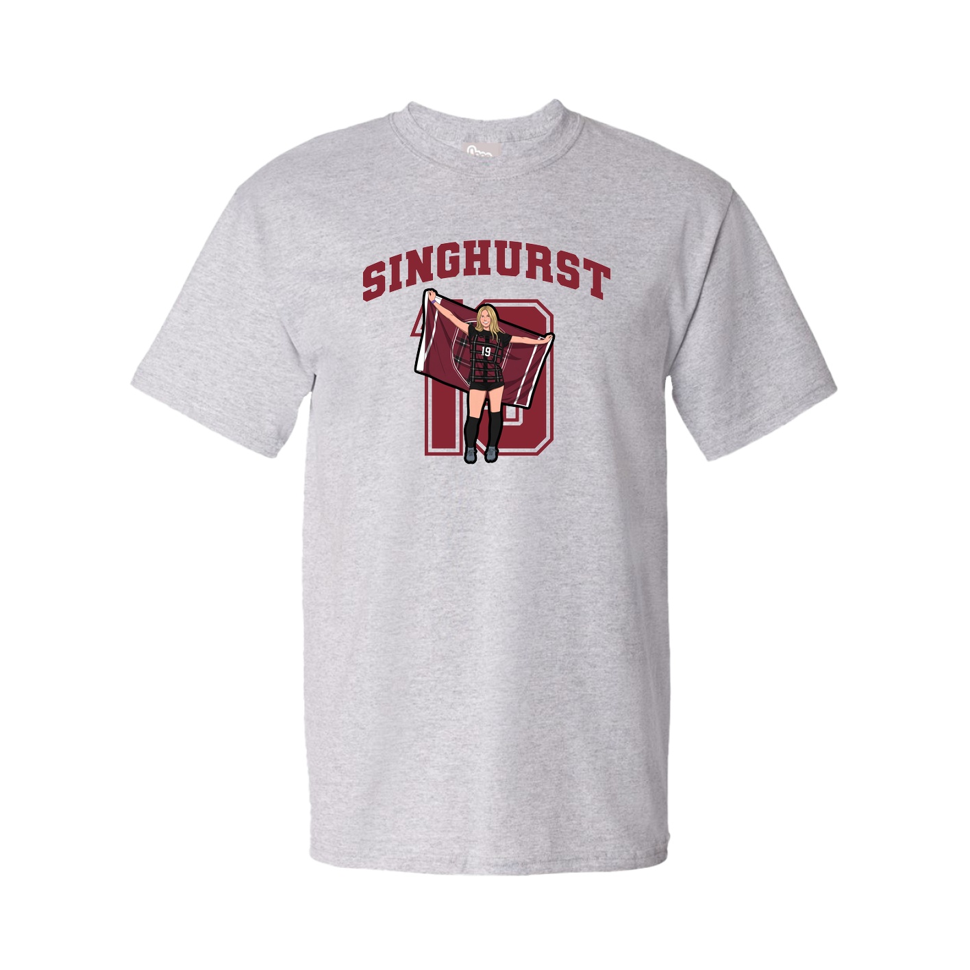 Tee — Number in Grey