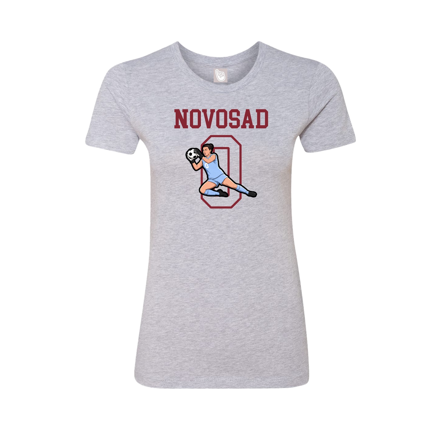 Fitted Women's Tee — Shirsey in Grey