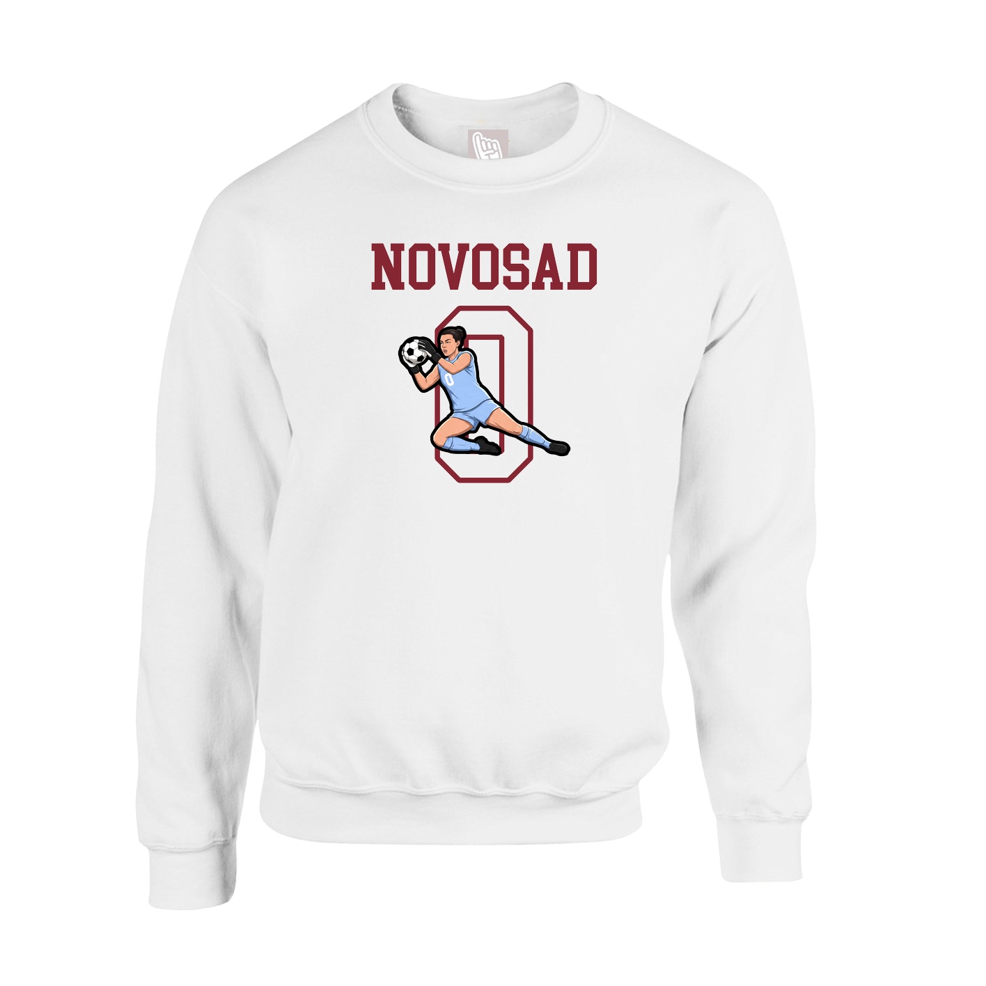Fleece Crew — Shirsey in White