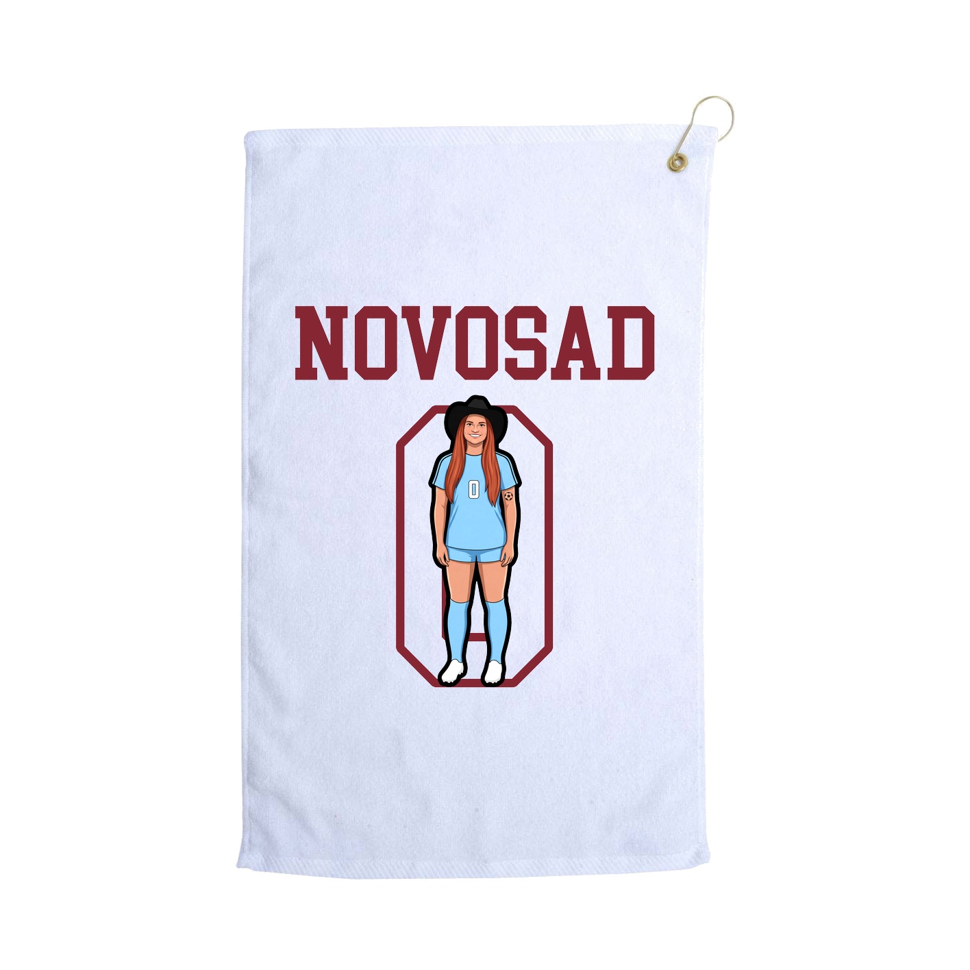 Golf Towel — Shirsey in White