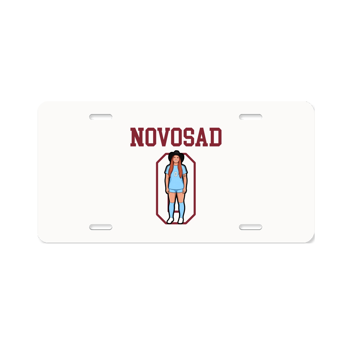 License Plate — Shirsey in Classic