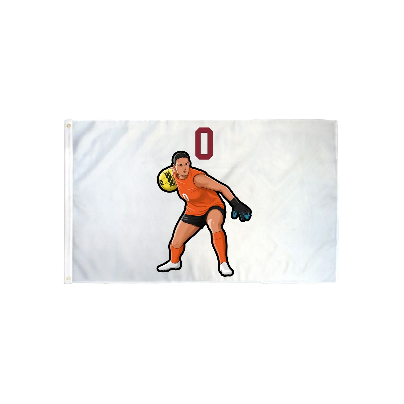 3x5 Flag — Number Top in Classic
