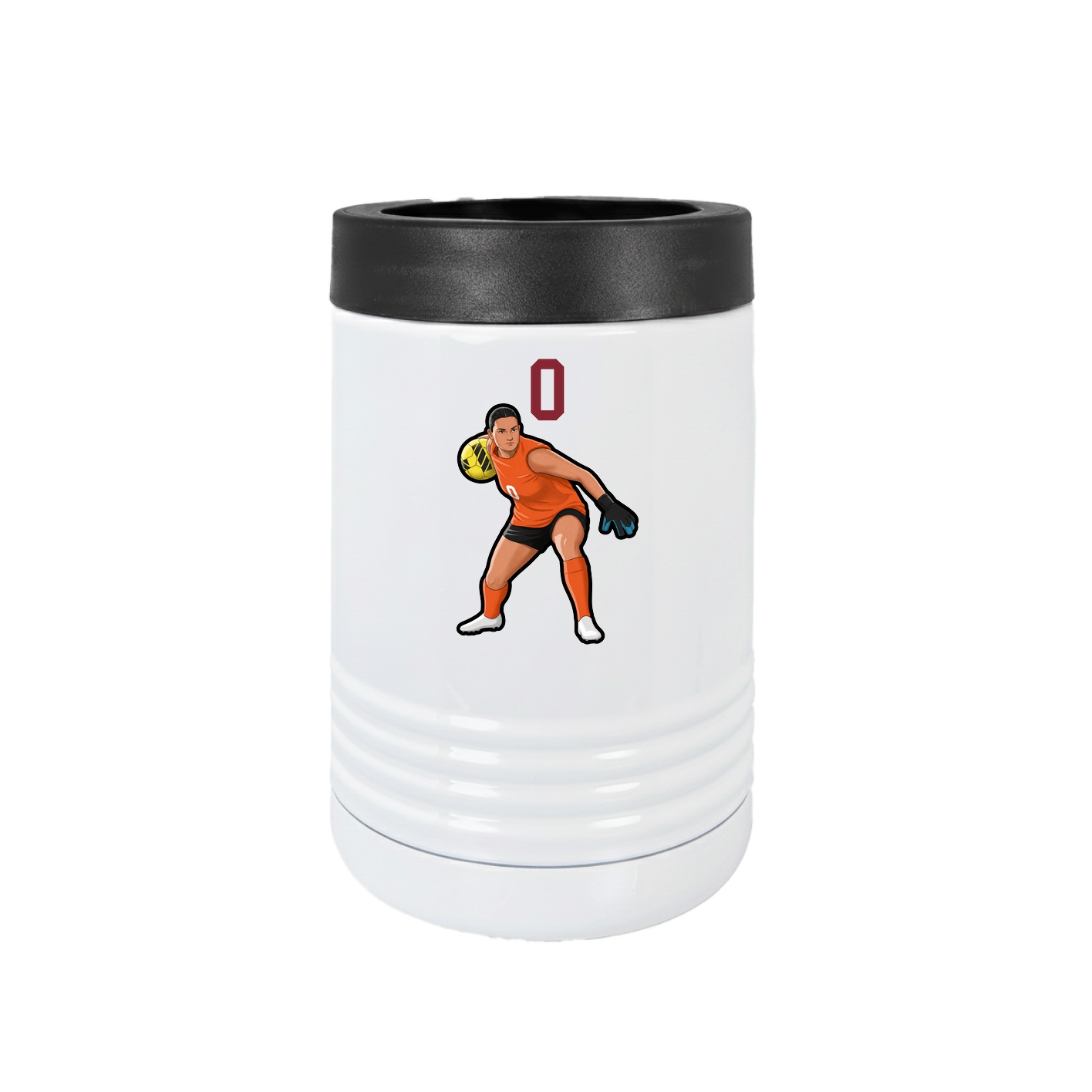 Beverage Holder — Number Top in White