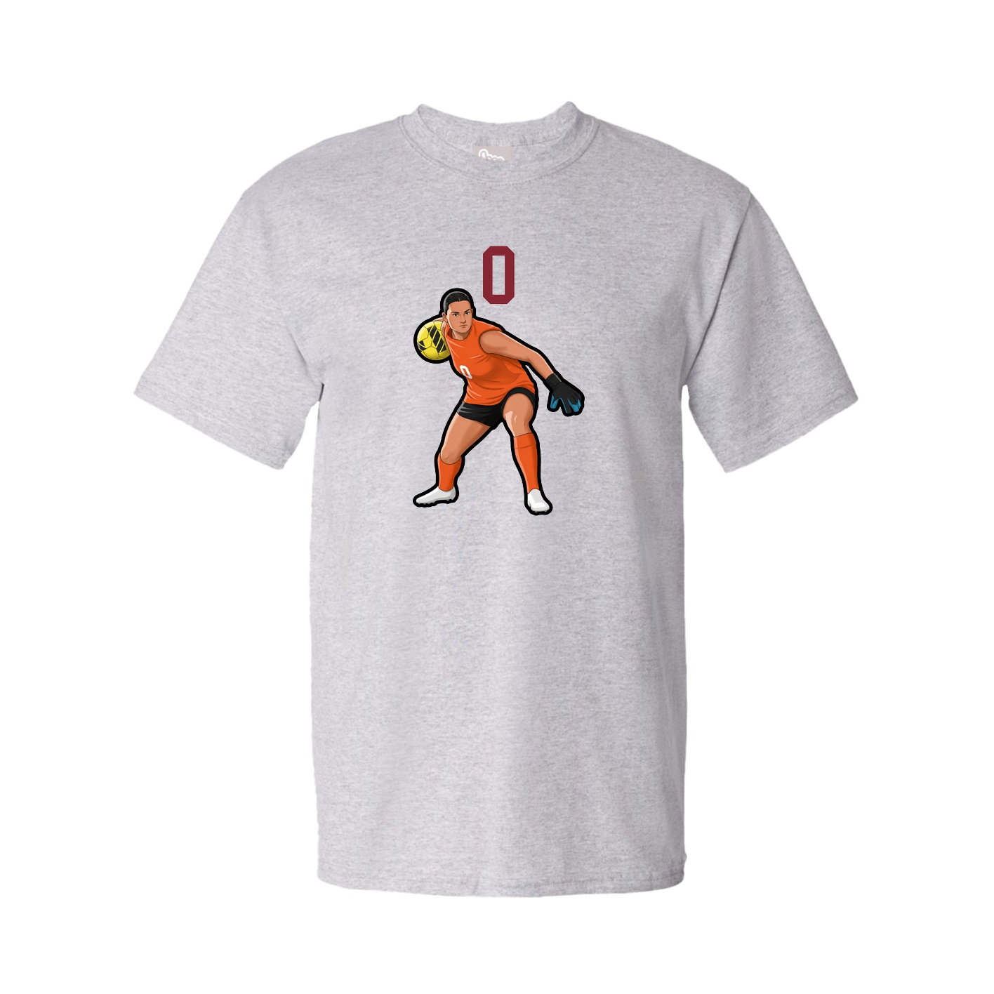 Tee — Number Top in Grey