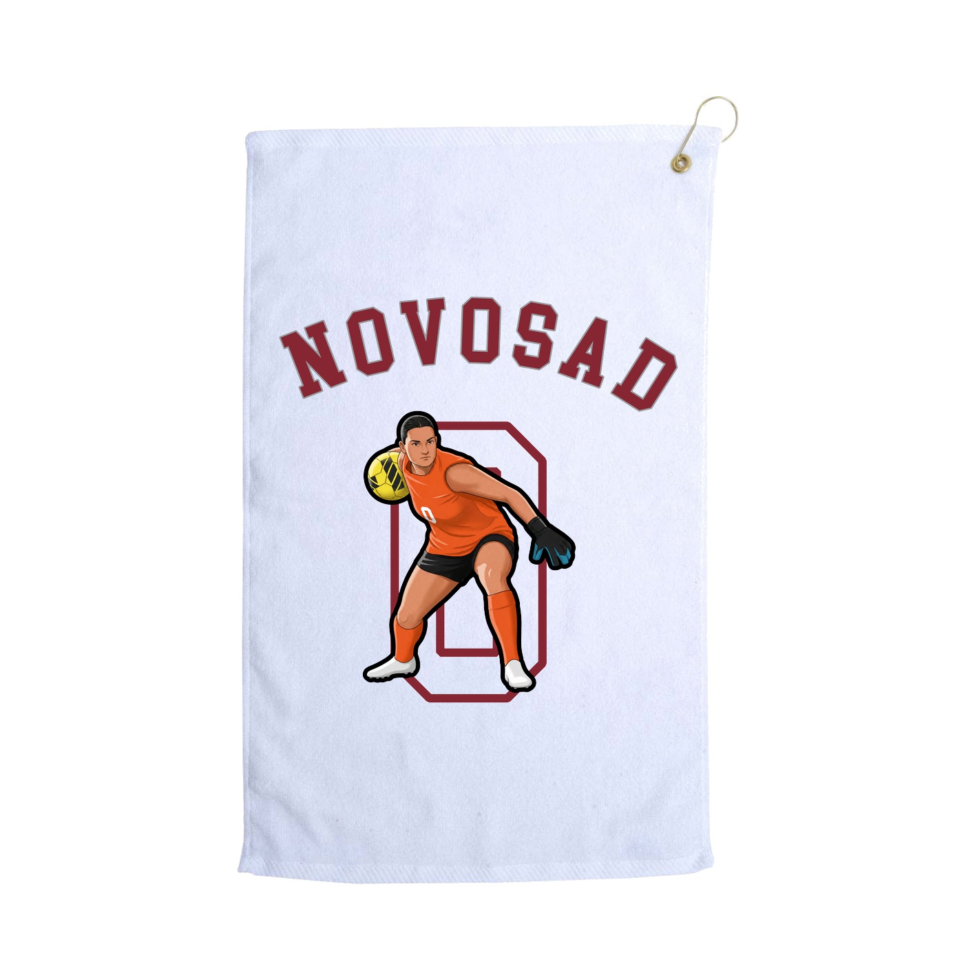 Golf Towel — Shirsey Arch in White