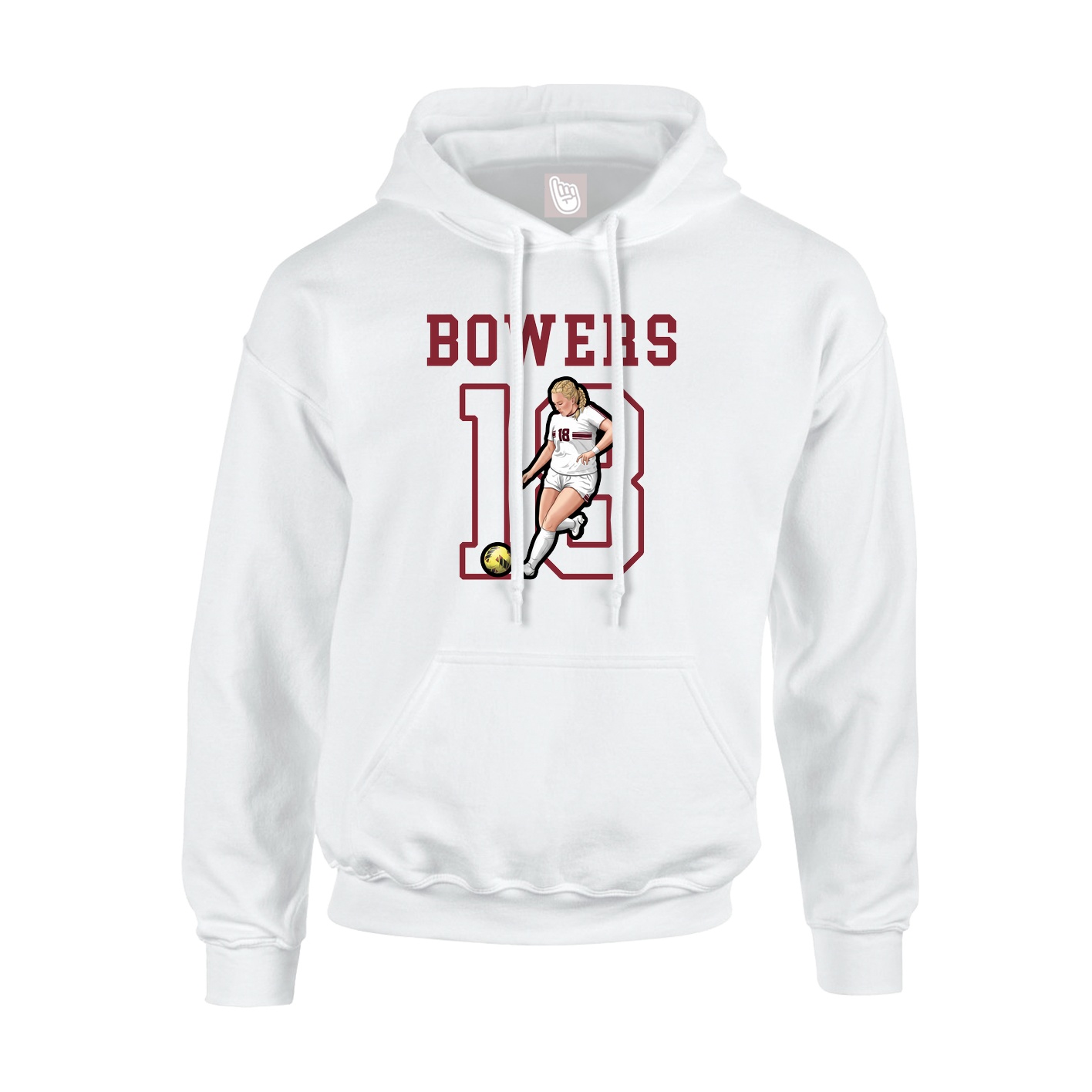 Youth Hoodie — Shirsey in White
