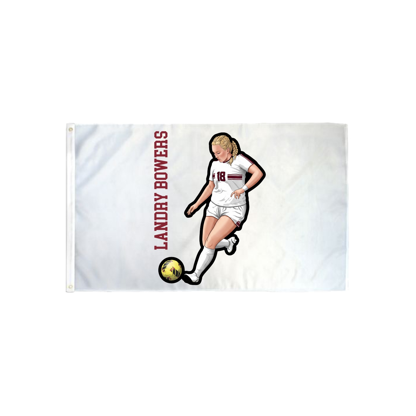 3x5 Flag — Name Vertical in Classic