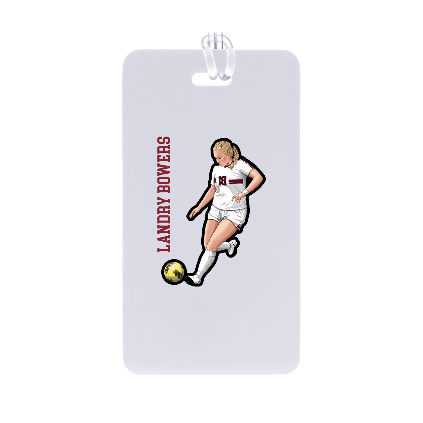 Bag Tag — Name Vertical in Classic