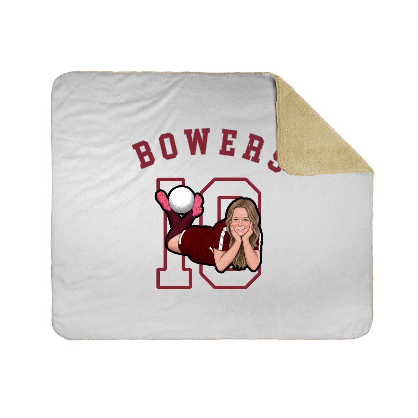 Throw Blanket — Shirsey Arch in White
