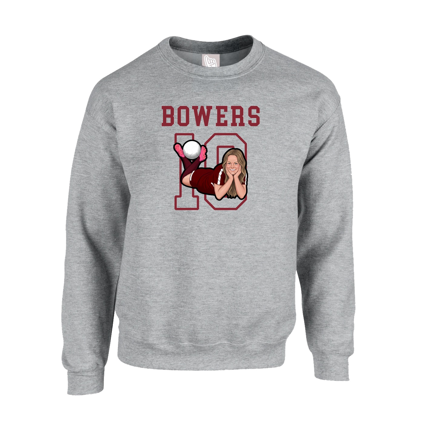 Fleece Crew — Shirsey in Grey