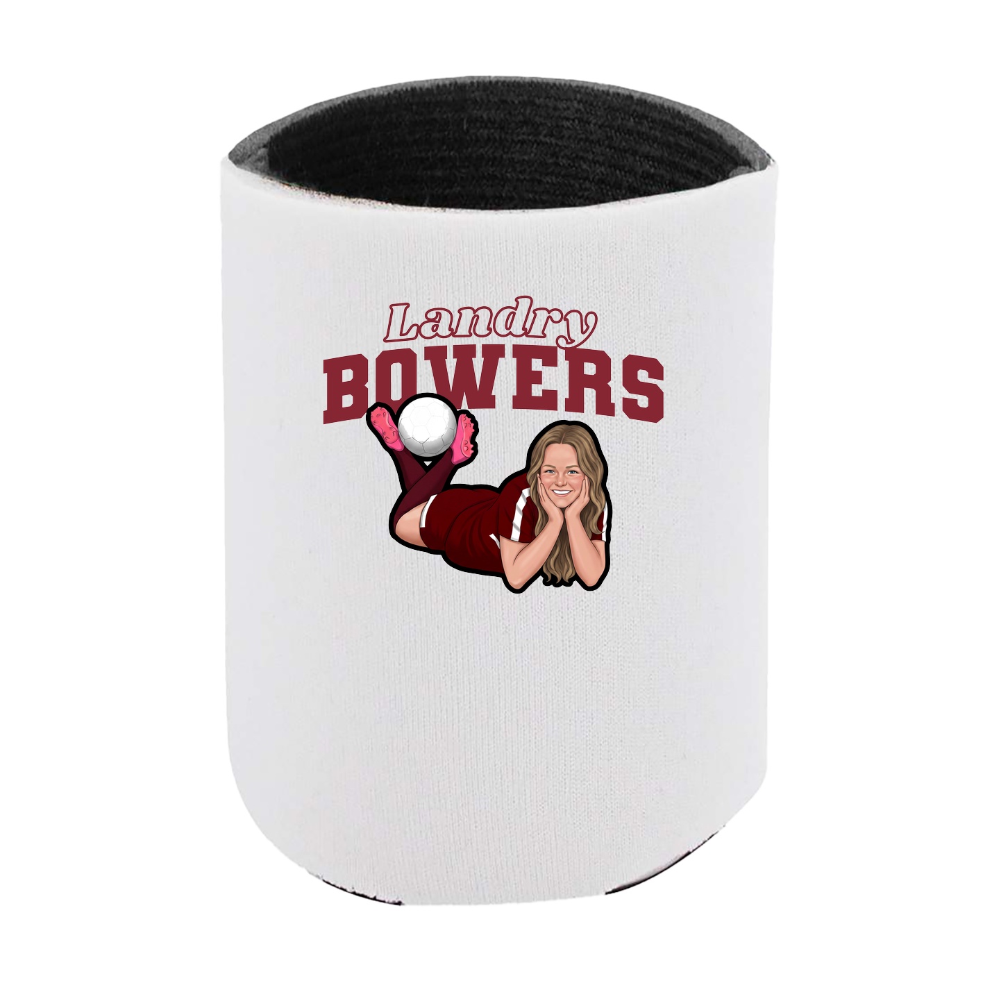 Can Holder — Name Arch in White