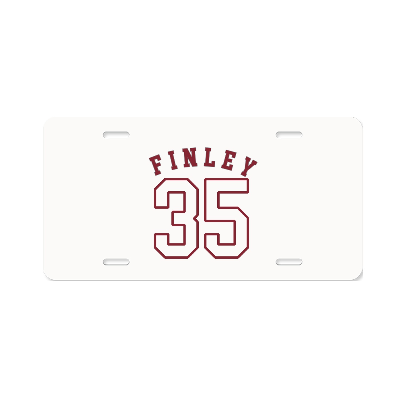 License Plate — Shirsey Arch in Classic