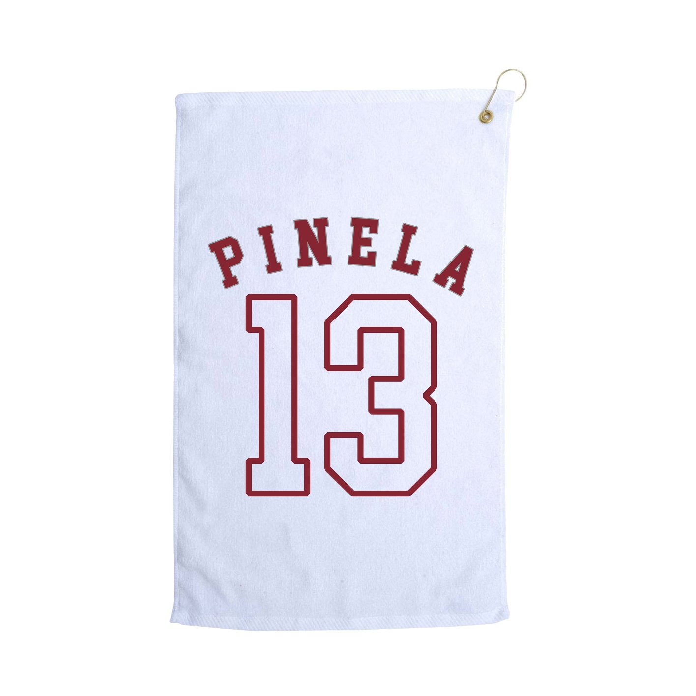 Golf Towel — Shirsey Arch in White