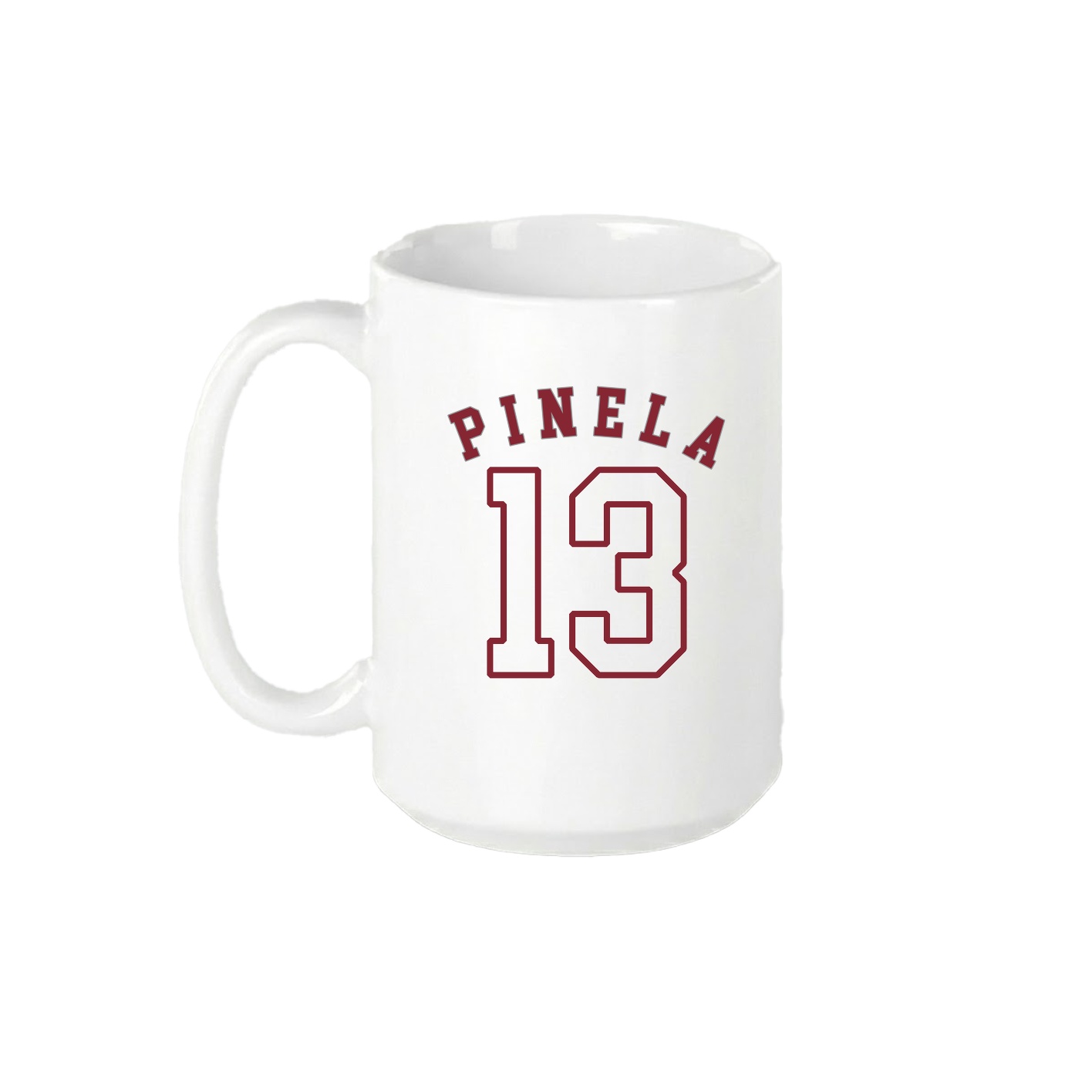 15oz Coffee Mug — Shirsey Arch in White