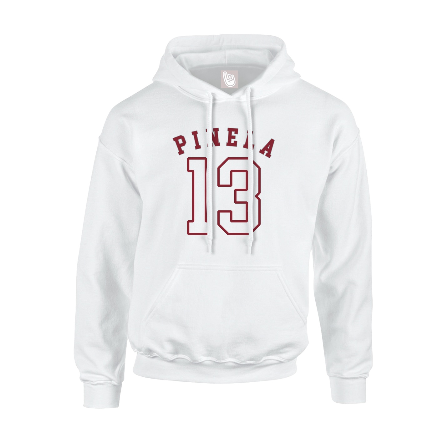 Hoodie — Shirsey Arch in White