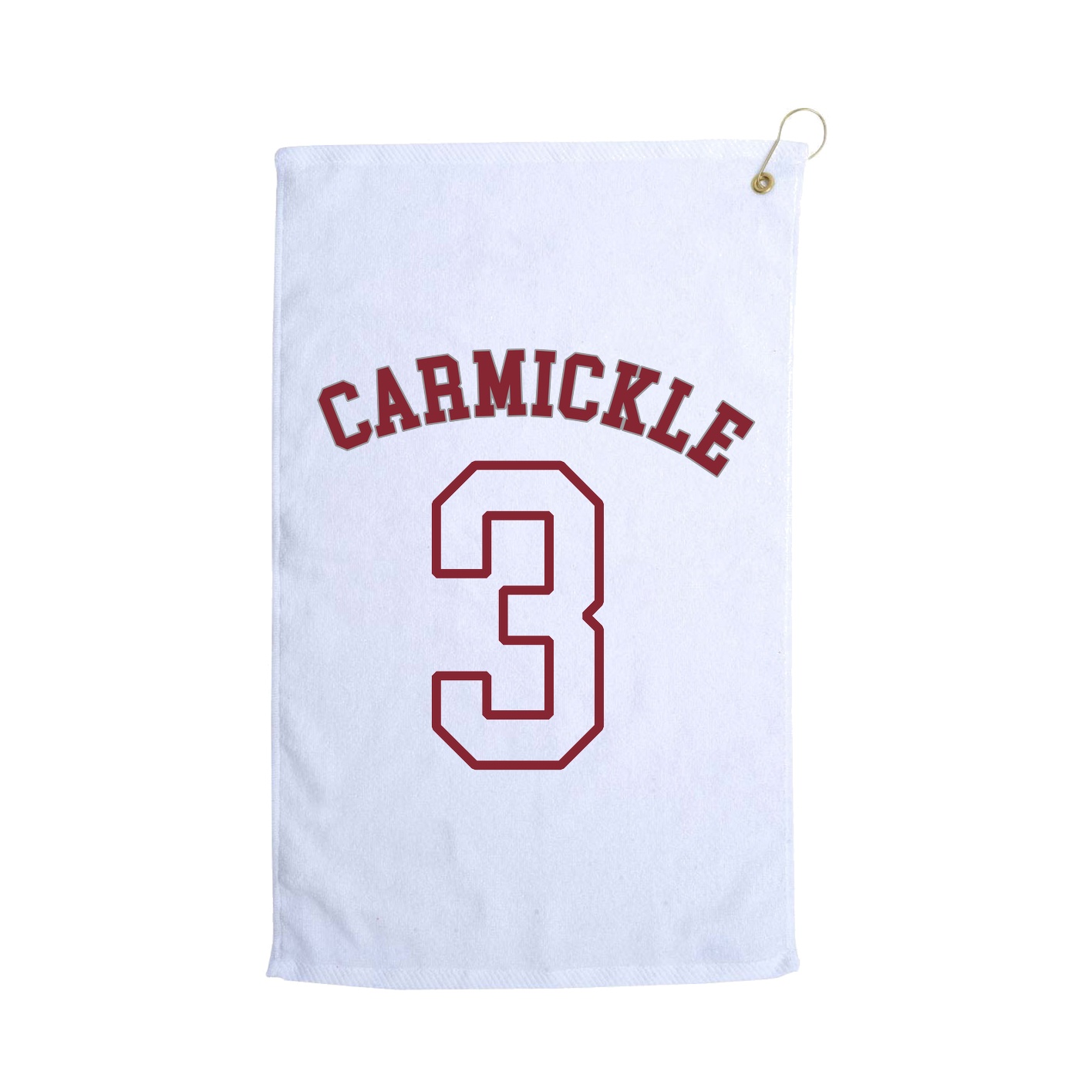 Golf Towel — Shirsey Arch in White