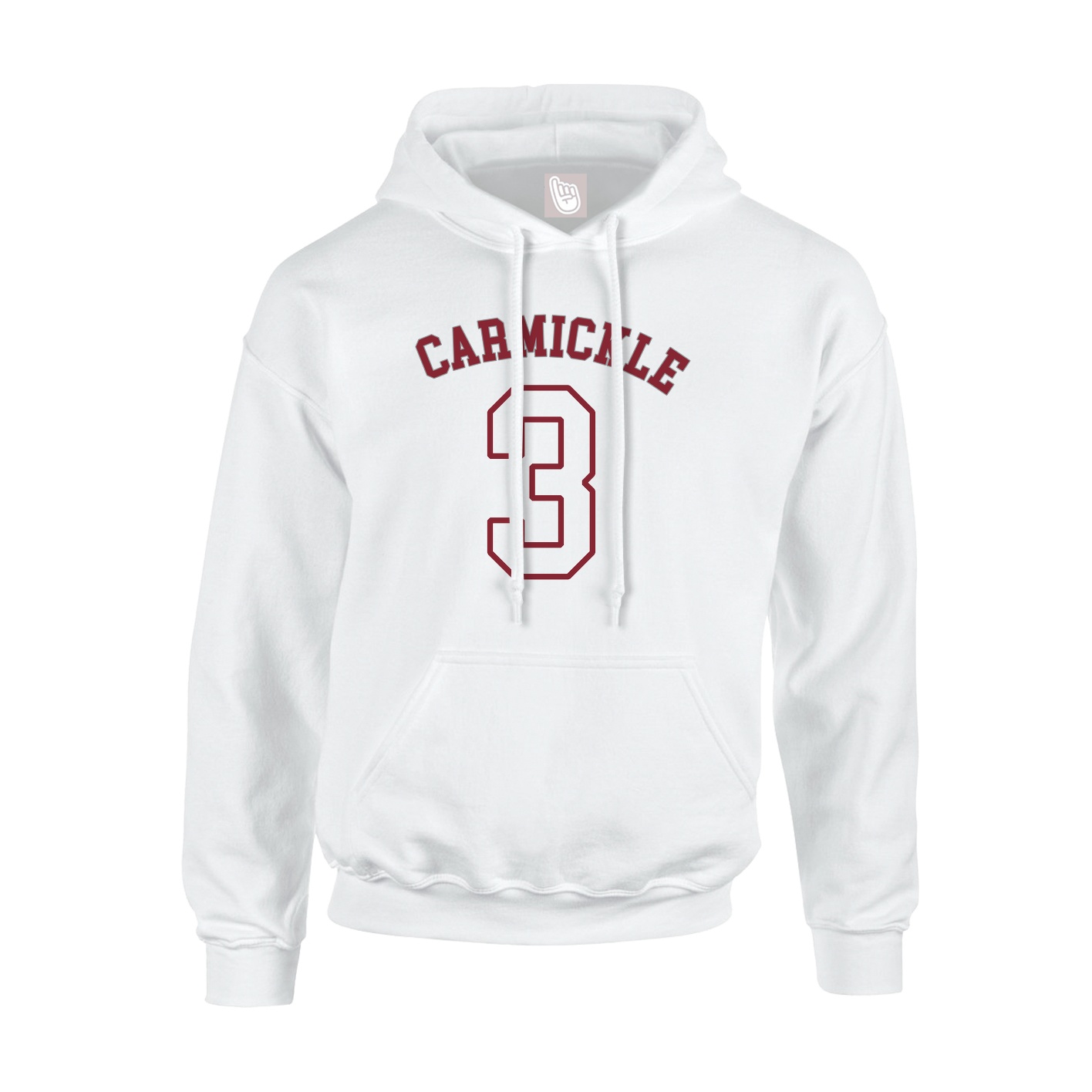 Youth Hoodie — Shirsey Arch in White