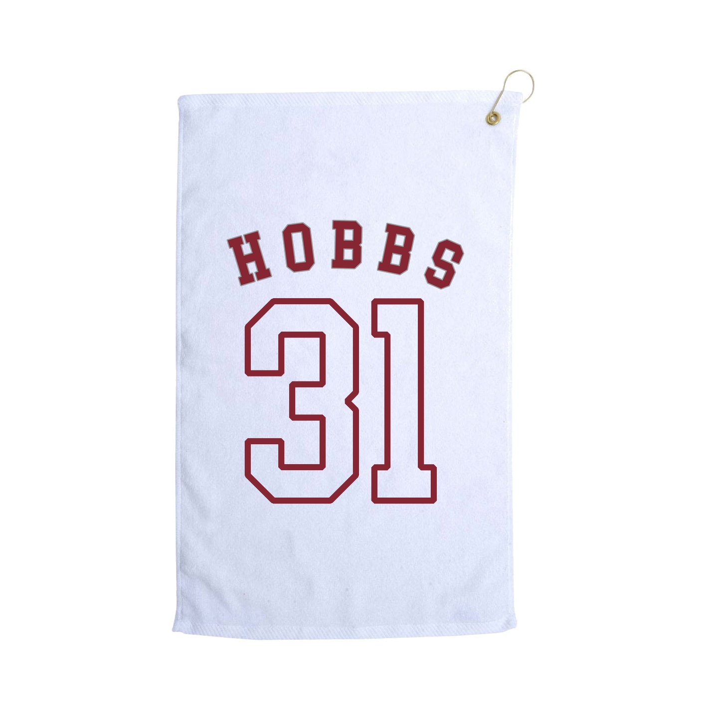 Golf Towel — Shirsey Arch in White