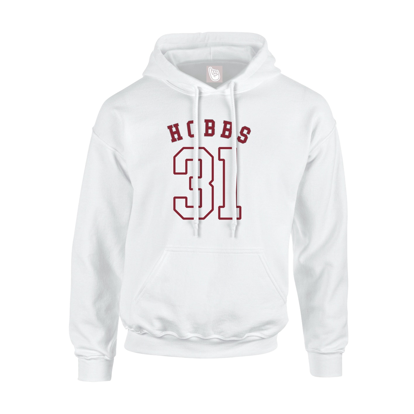 Hoodie — Shirsey Arch in White