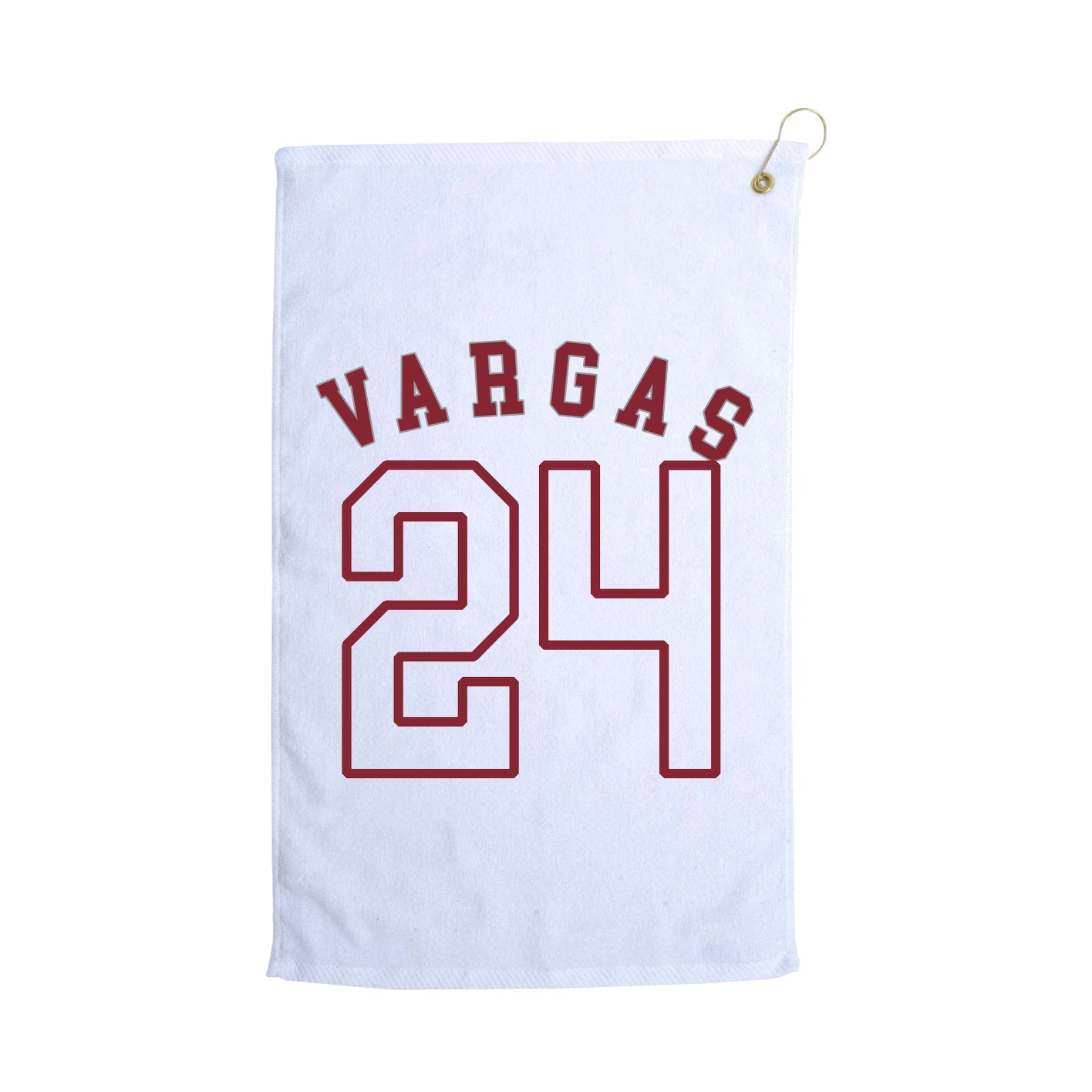 Golf Towel — Shirsey Arch in White
