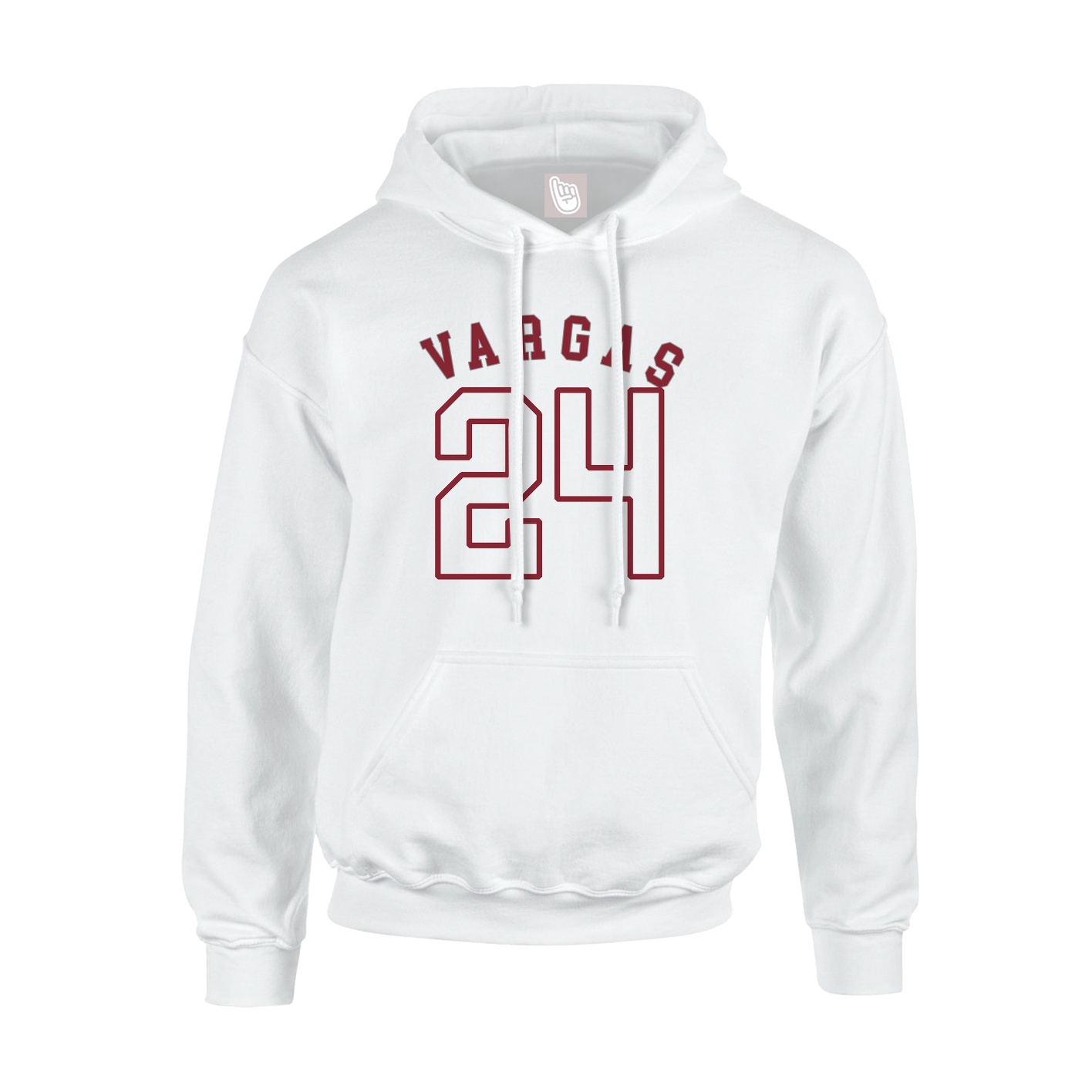 Youth Hoodie — Shirsey Arch in White