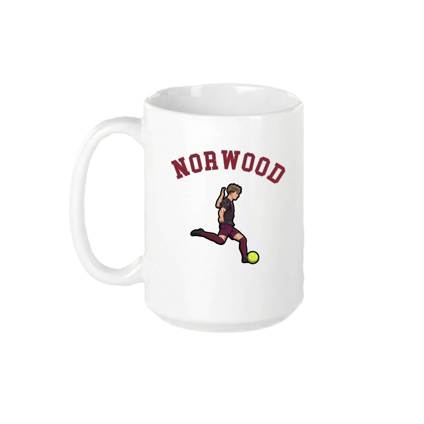 15oz Coffee Mug — Shirsey Arch in White