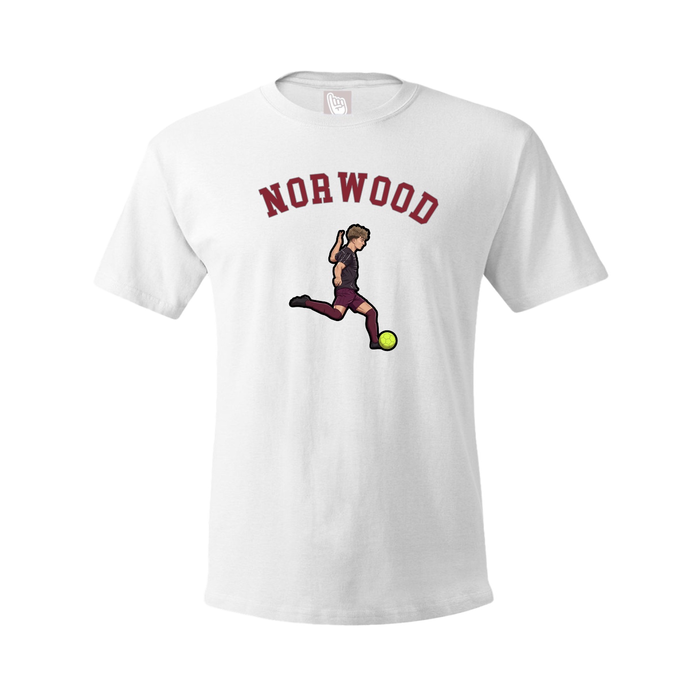 Youth Tee — Shirsey Arch in White